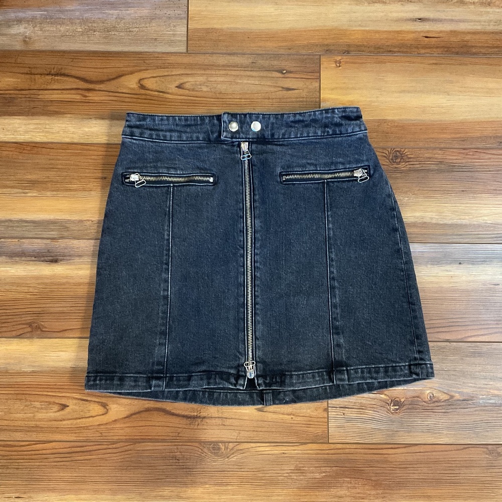 Rag & Bone black denim skirt EUC